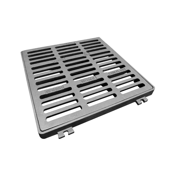 SFG Grille plate carrée avec cadre C250 PMR