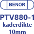 Certificatie EN124-2/BENOR PTV880-1 (kaderdikte 10mm) door COPRO